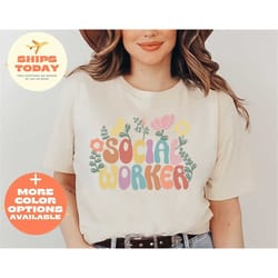 social worker wildflower shirt, social work month, advocate support empower, student graduation, school social worker, u