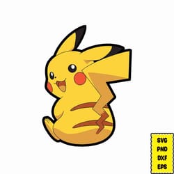 pokemon svg bundle, pokemon clipart, pikachu svg, pokemon layered, pokemon birthday svg, svg for cricut