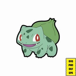 pokemon bulbasaur svg, pokemon svg, pokemon cricut, pokemon layered, pokemon png, pikachu svg, pokemon clipart svg