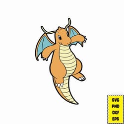 pokemon dragonite svg, pokemon svg bundle, pokemon clipart, pikachu svg, pokemon layered, pokemon birthday svg