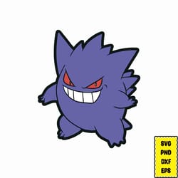 pokemon gengar svg, pokemon svg bundle, pokemon clipart, pikachu svg, pokemon layered, pokemon birthday svg files