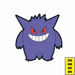 pokemon gengar svg, pokemon svg, pokemon cricut, pokemon layered, pokemon png, pikachu svg, pokemon clipart, svg files