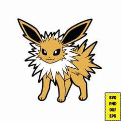 pokemon jolteon svg, pokemon svg, pokemon cricut, pokemon layered, pokemon png, pikachu svg, pokemon clipart, svg files