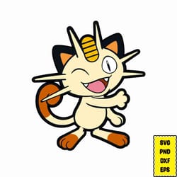 pokemon meowth svg, pokemon svg, pokemon cricut, pokemon layered, pokemon png, pikachu svg, pokemon clipart, svg files
