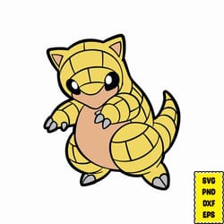 pokemon sandshrew svg, pokemon svg bundle, pokemon clipart, pikachu svg, pokemon layered, pokemon birthday svg download