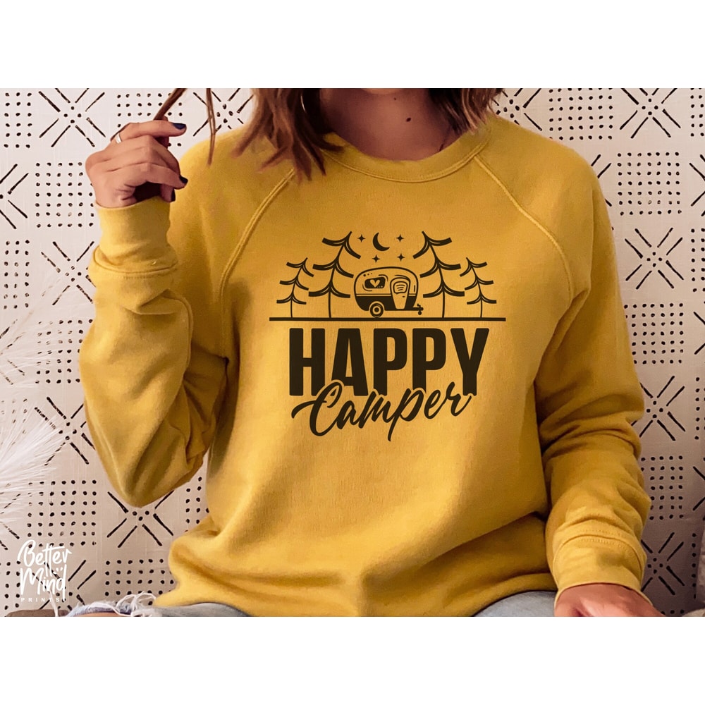 Happy Camper SVG PNG, Adventure Svg, Camping Life Svg, Camp life svg, Vacation svg, Camping Shirt Svg, Campfire svg, Png Dxf Cricut - 3.jpg