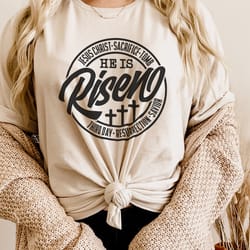 he is risen easter svg, he is risen svg png, easter cross svg, easter svg, jesus svg,