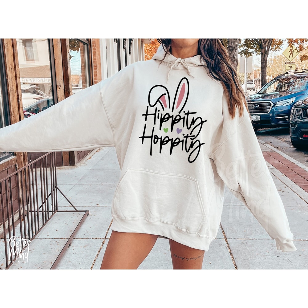 Hippity Hoppity SVG PNG PDF, Happy Easter Svg, Easter Shirt Svg, Easter Svg, Easter Bunny Svg, Funny Kids Easter Svg, Svg files for Cricut - 1.jpg