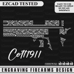 engraving firearms design colt scroll design