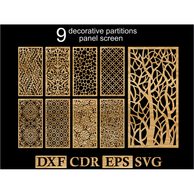 9 natural ornaments for decorative partitions panel screen 1.jpg