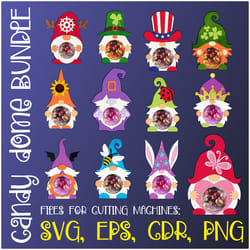 gnome bundle | candy dome templates