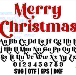 christmas font with tails svg, christmas font otf, christmas svg cricut, christmas letters svg, christmas font cricut