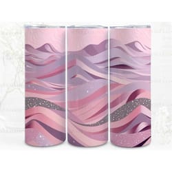 glitter dunes digital art print, sublimation, straight skinny 20 oz tumbler wrap, fabrics, wall art, pod, instant downlo
