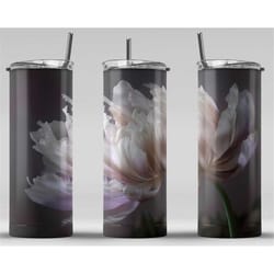 floral illusion digital art print, sublimation, straight skinny 20 oz tumbler wrap, fabrics, wall art, pod, instant down