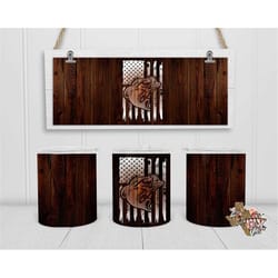 wood flag fish low ball 10oz straight sublimation design png instant digital only