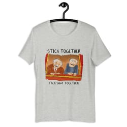 stick together unisex tee