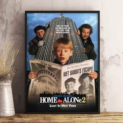 home alone poster, home alone wall art, movie home decor, home alone decoration, movie print, movie poster