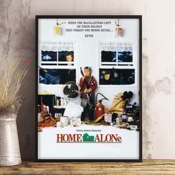 home alone poster, home alone wall art, home alone decoration, movie print, movie poster, movie home decor