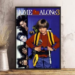 home alone poster, home alone wall art, movie home decor, movie print, movie poster, home alone decoration
