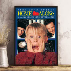 home alone poster, home alone wall art, movie home decor, home alone decoration, movie poster, movie print