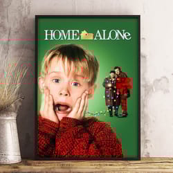 home alone wall art, home alone poster, movie home decor, home alone decoration, movie print, movie poster