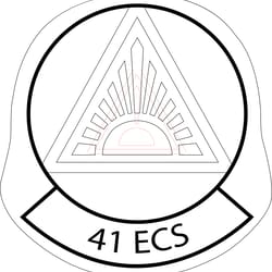 airforce_41-ecs_f281 black white vector outline or line art file