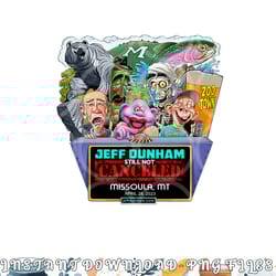 jeff dunham missoula, mt (2023) png, digital download copy