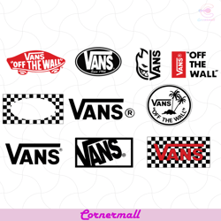 vans logo bundle svg, vans logo svg, shoes brand svg, vans brand svg