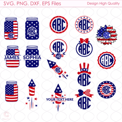 4th of july beer fireworks bundle svg, 4th of july, american flag, america svg s