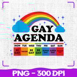 lesbian gay agenda rainbow png, pride month png, funny lgbtq ally png, lgbt png, sublimation, png files, sublimation