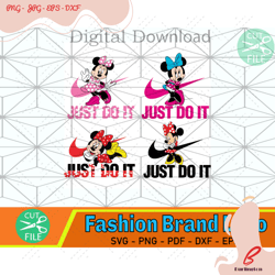 minnie just do it svg, logo svg, minnie mouse svg, nike svg, nike custom svg, files f