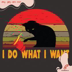 i do what i want black cat svg, trending svg, blac