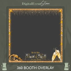 360 wedding overlay photobooth 360 overlay gold wedding videobooth 360 custom template filter overlay 360 wedding rings