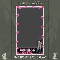 360 overlay photobooth pink birthday custom template filter 360 overlay selfi 360 girl party videobooth lips touchpix