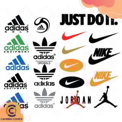 popular sport brands logo bundle svg td21051