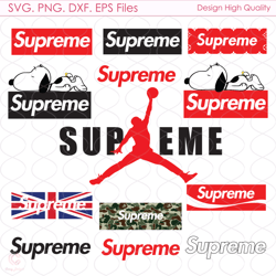 supreme logo bundle svg, supreme logo svg, logo bundle svg