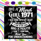 I'm A March Girl 1971 Svg, Birthday Svg, 1971 Birthday Svg, March 1971 Svg, 50th Birthday Svg, March Birthday Svg, March 1971 Birthday, Born in 1971 Svg, March