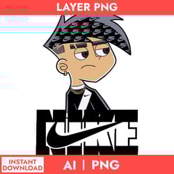 danny phantom nike png, nike logo png, danny phantom png, cartoon nike png, ai digital file