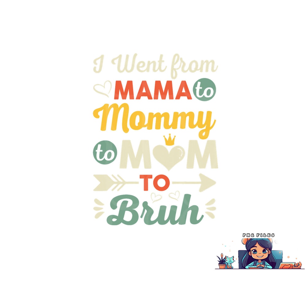 Funny Mothers Day design I Went from Mama for wife and mom png, digital download copy.jpg