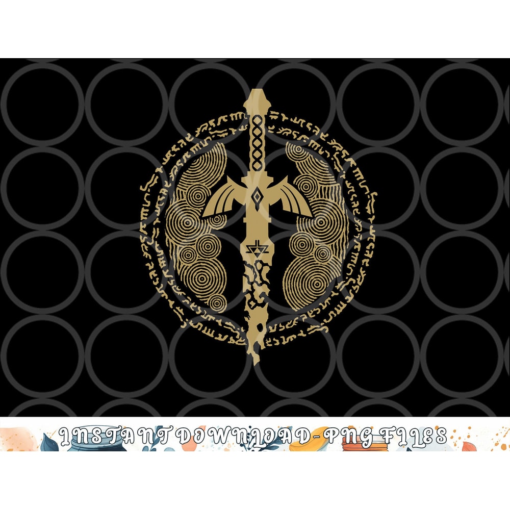 The Legend of Zelda Tears Of The Kingdom Master Sword Logo png, digital download copy.jpg