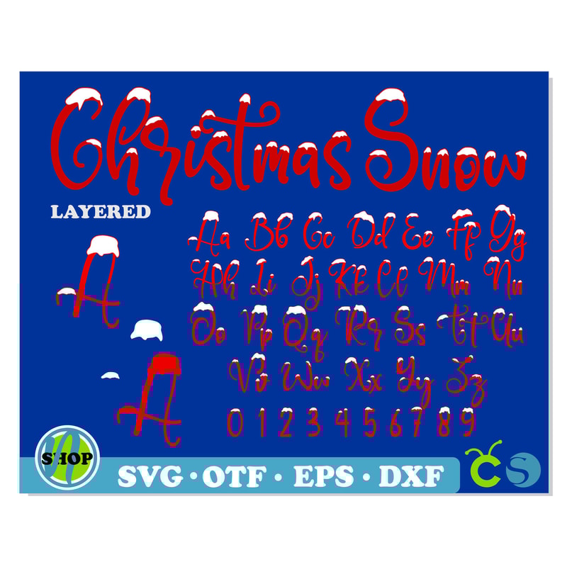 Christmas Snow font svg 1.jpg