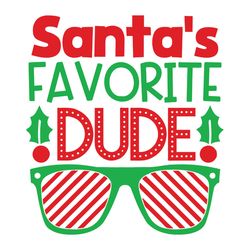 santa's favorite dude svg eps dxf png cutting files for silhouette cameo cricut