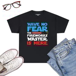 fireworks master 4th of july fireworks t-shirt