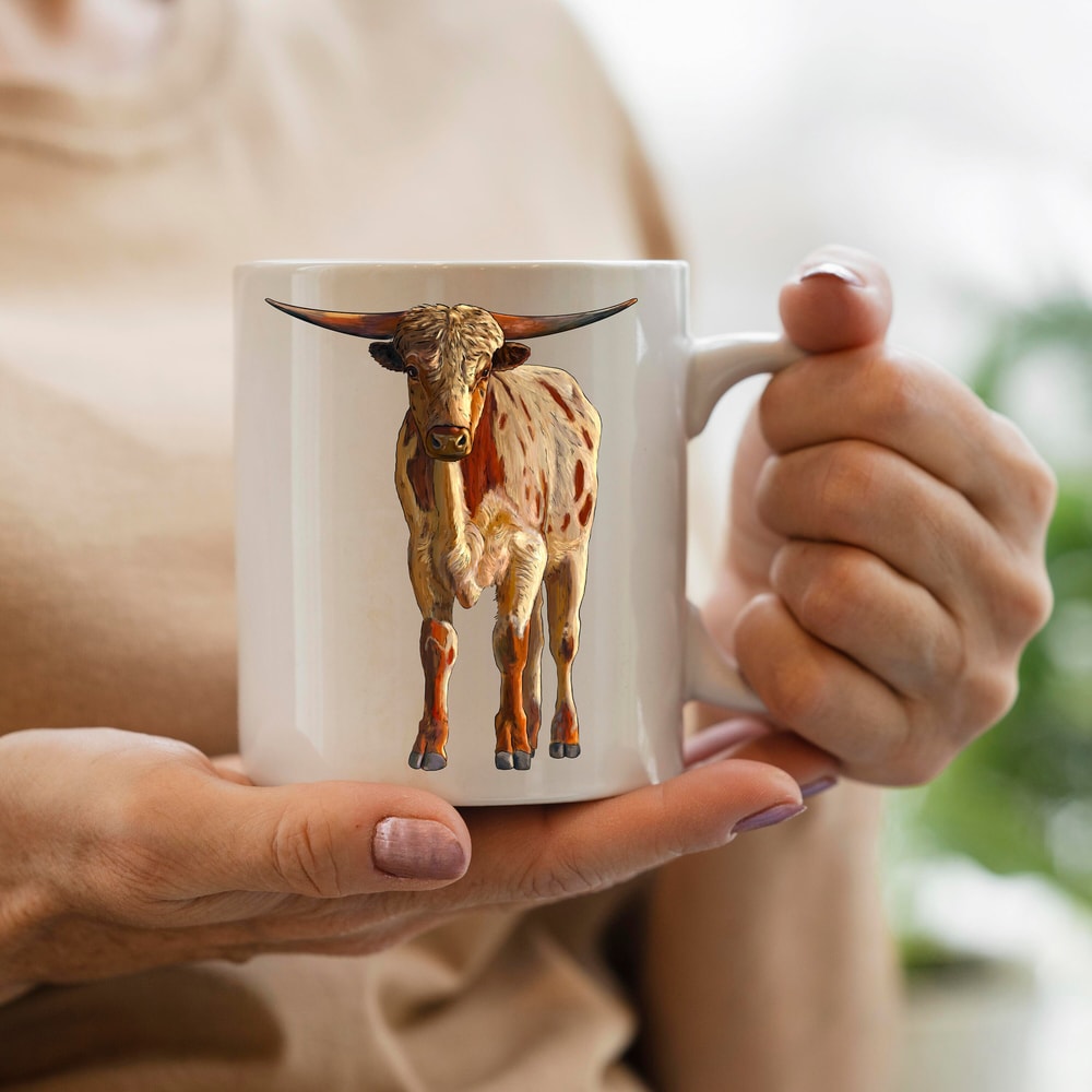 Texas Longhorn Calf Png Sublimation Design,Texas Longhorn Png,Calf Png,Animals Png,Printable Cute Animal Image For Wall Art,Digital Download - 3.jpg