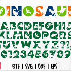 dinosaur font svg, dinosaur font otf, dino font ttf, dinosaur letters svg, dinosaur cricut, baby font svg