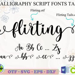 font with tails otf, font with hearts svg, cursive font svg, calligraphy font ttf, script font, handwritten font
