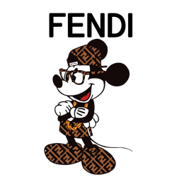 Mickey Fendi Logo SVG,Fendi Fashion svg, Disney Fendi Svg, Fendi Symbol, Fendi Logo Svg File Cut
