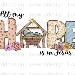 all my hope is in jesus png faith clipart faith