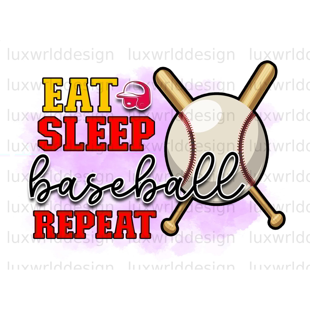 Eat Sleep Baseball Repeat PNG Baseball Clipart Baseball Mom png Sublimation Design Digital Design Baseball Shirt Design - 1.jpg