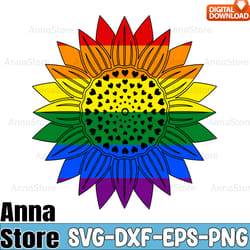 lgbt pride sunflower svg, lgbtq day svg,lesbian svg , gay svg, bisexual svg, transgender svg, queer svg,pride svg,questi